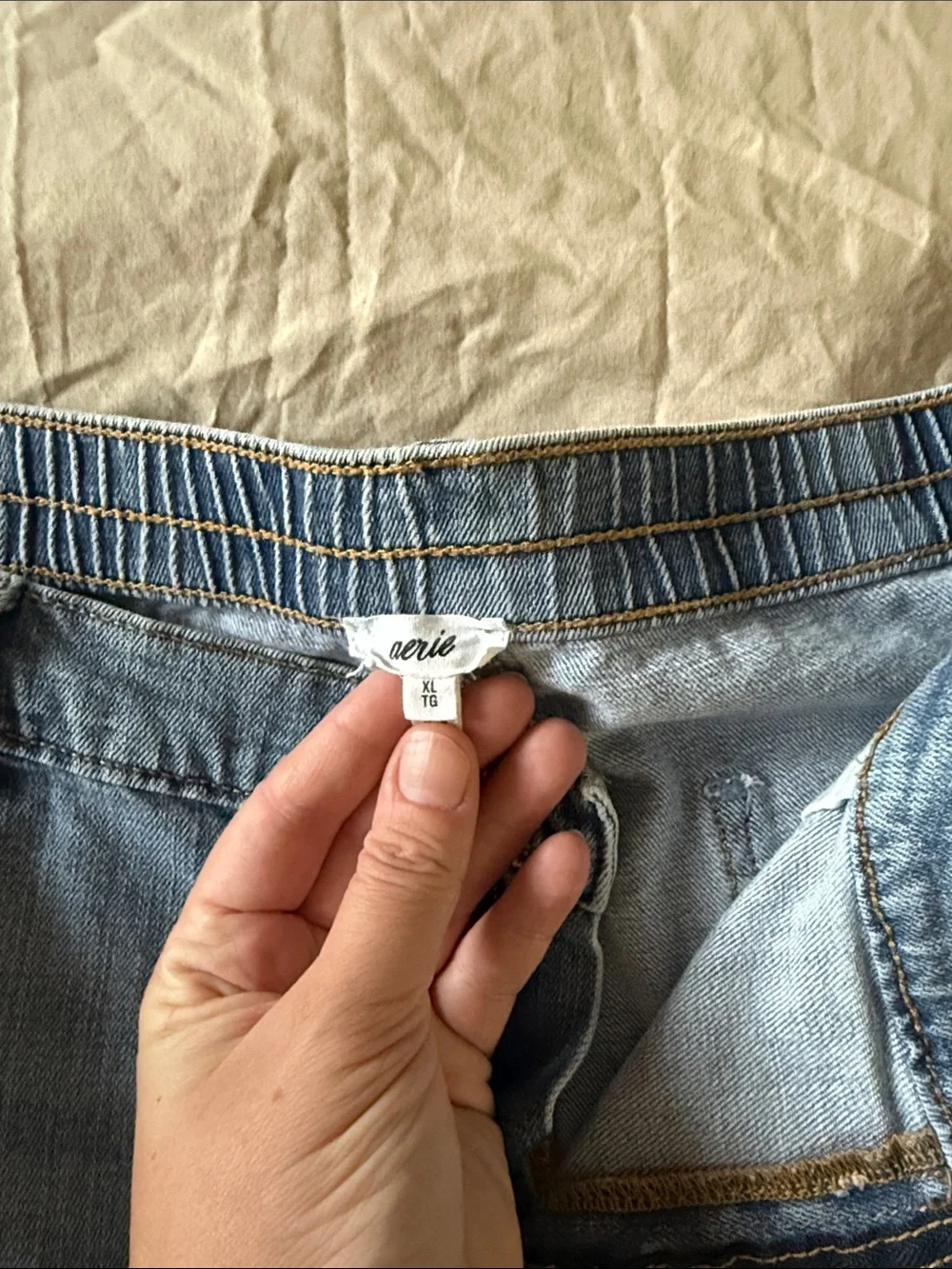 Aerie Stretch Denim Shorts